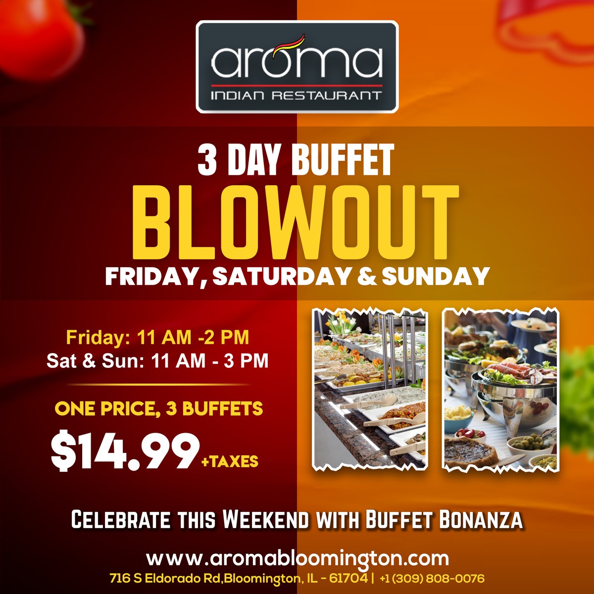 3 Day Buffet Blow out